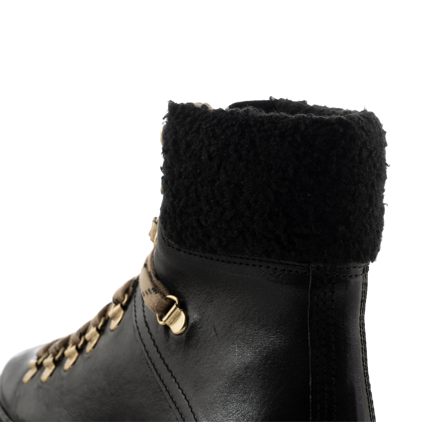 Udgående hvor som helst fokus Agda støvle læder forret - BLACK – SHOE THE BEAR - DK