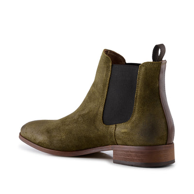 SHOE THE BEAR MENS Dev chelsea støvle vokset Boots 151 KHAKI