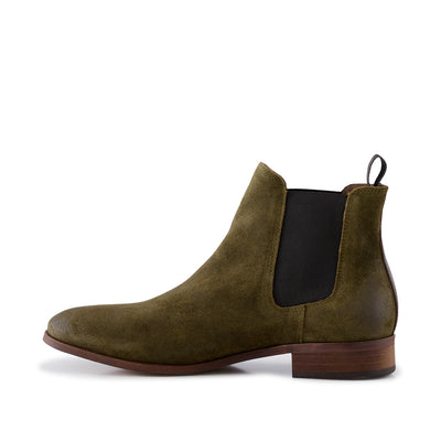 SHOE THE BEAR MENS Dev chelsea støvle vokset Boots 151 KHAKI