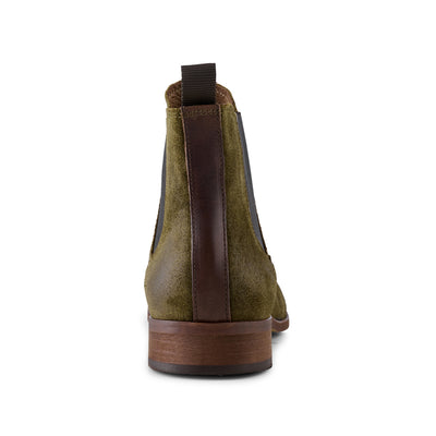 SHOE THE BEAR MENS Dev chelsea støvle vokset Boots 151 KHAKI