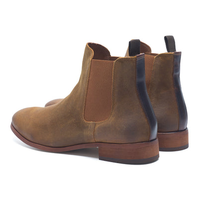 SHOE THE BEAR MENS Dev chelsea støvle vokset Boots 153 CAMEL