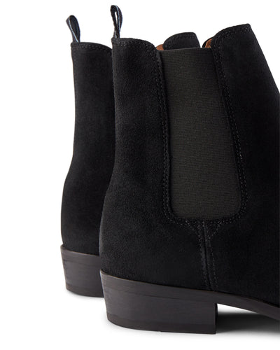 SHOE THE BEAR MENS Eli chelsea støvle ruskind Boots 110 BLACK