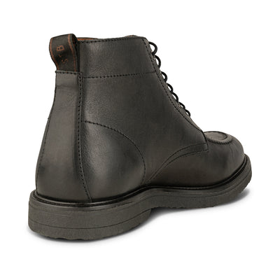 SHOE THE BEAR MENS Kip Apron Water Repellent Boots 021 Black/Black