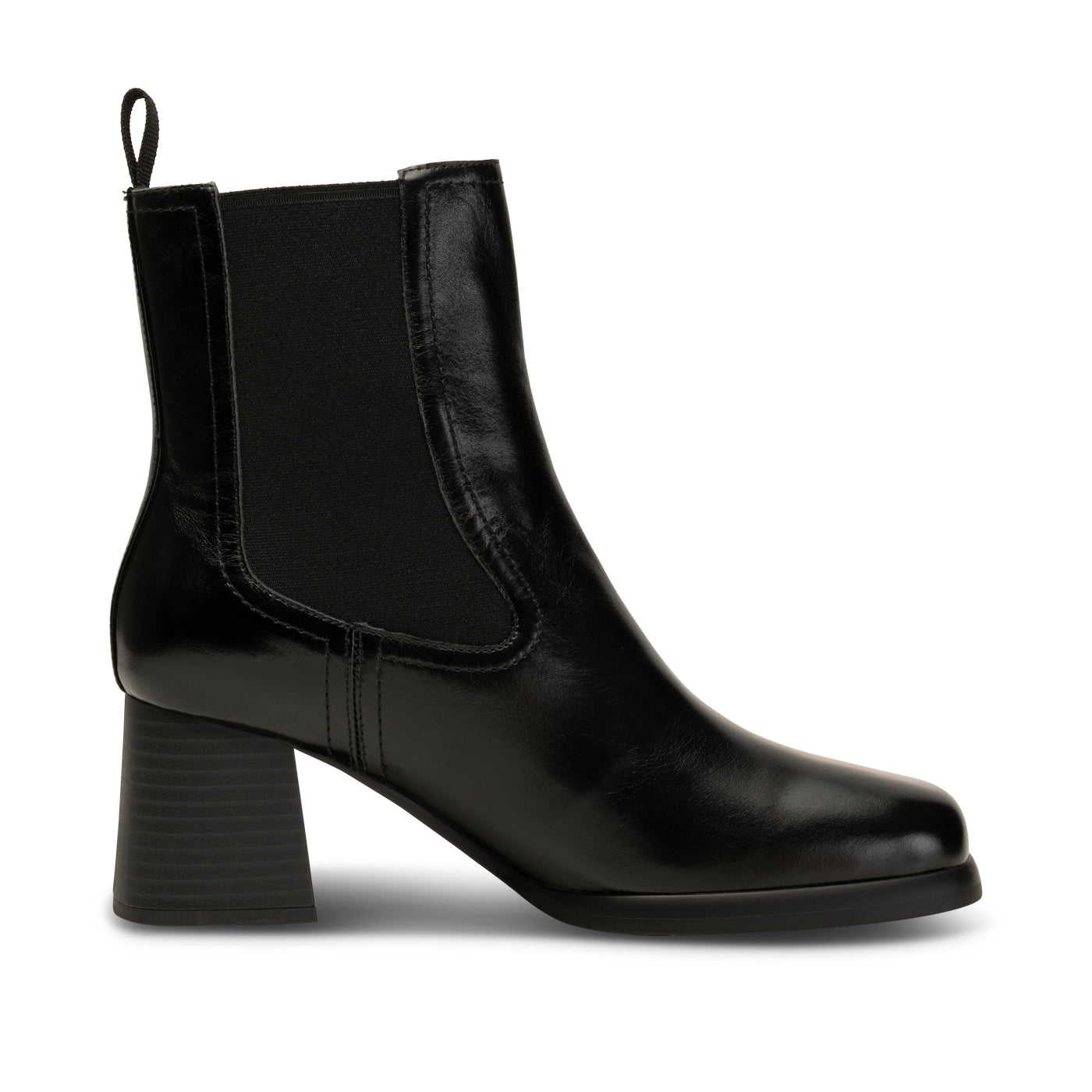 SHOE THE BEAR WOMENS Lila Chelsea Læder Boots 110 BLACK