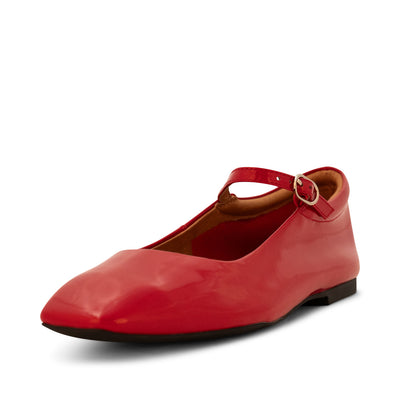 SHOE THE BEAR WOMENS Maya ballerina i lak Ballerina 123 Fire Red