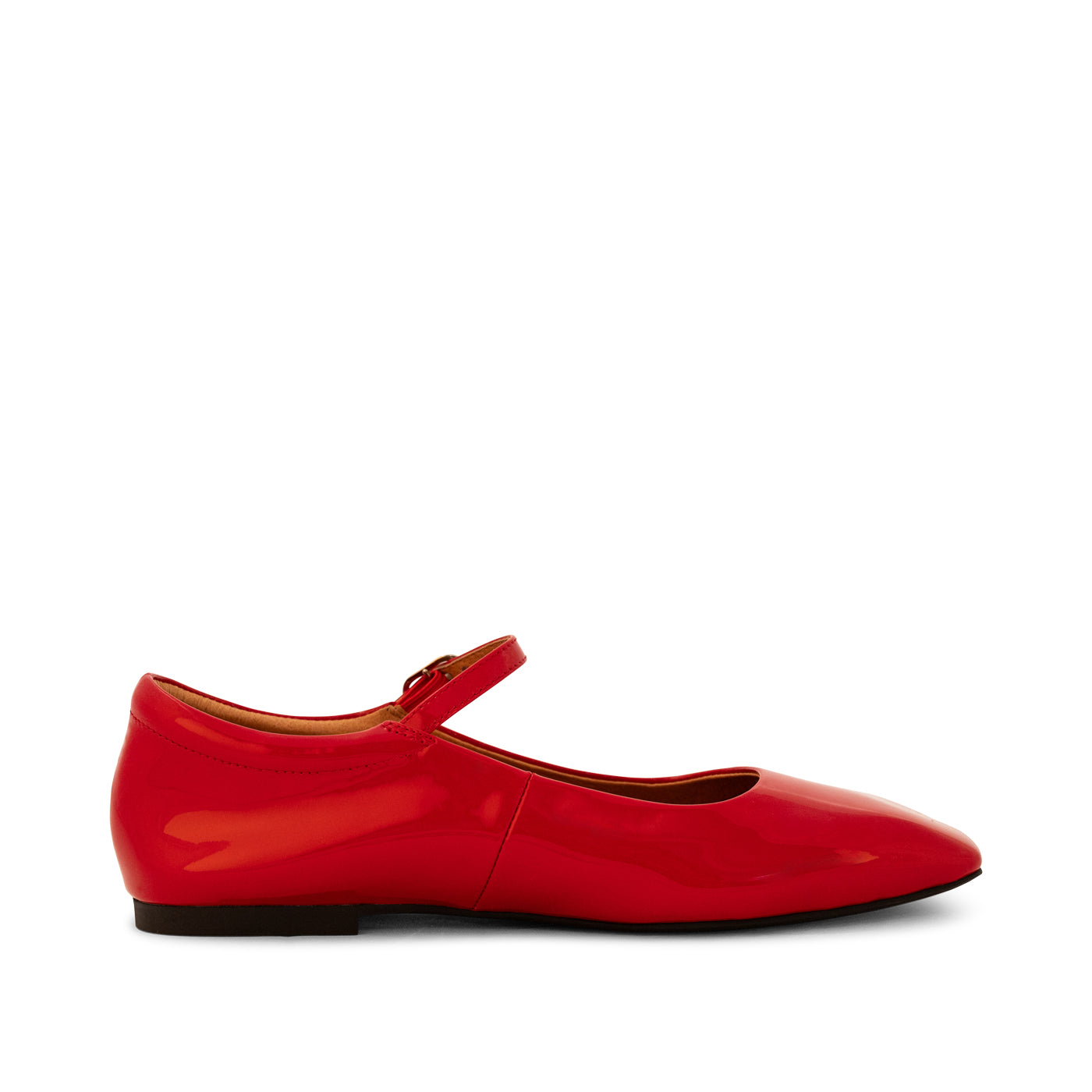 SHOE THE BEAR WOMENS Maya ballerina i lak Ballerina 123 Fire Red