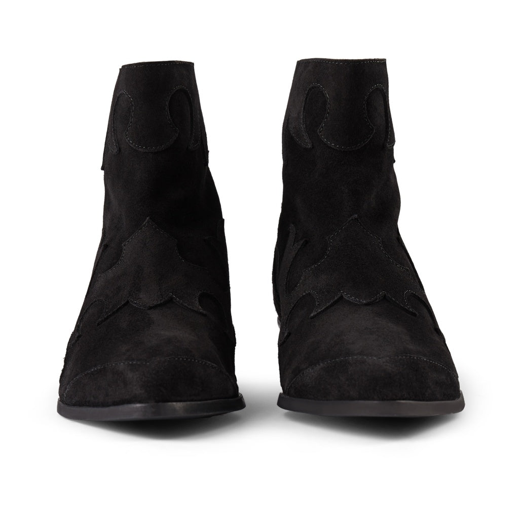 SHOE THE BEAR WOMENS Miquita Ruskinds Ankelstøvle Ankle Boots 110 BLACK