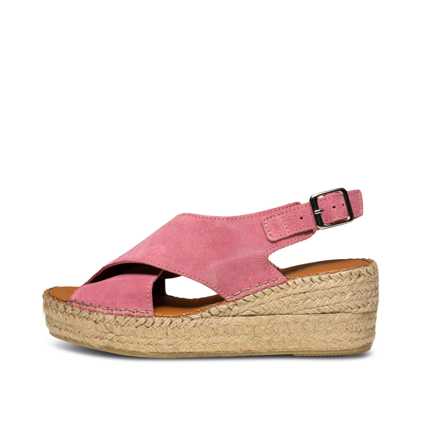 SHOE THE BEAR WOMENS Orchid kilehæl ruskind Espadrilles 761 Soft Pink