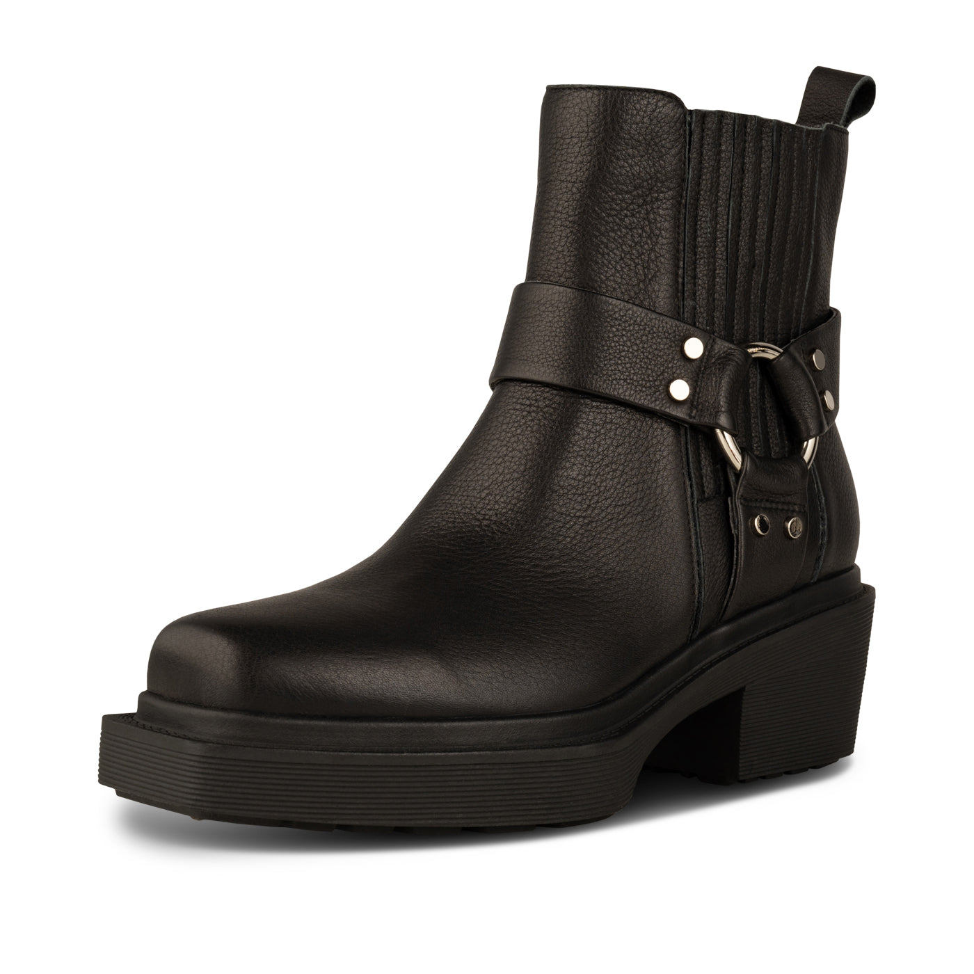 SHOE THE BEAR WOMENS STB-Amina Harness Ankle Boots 020 Black
