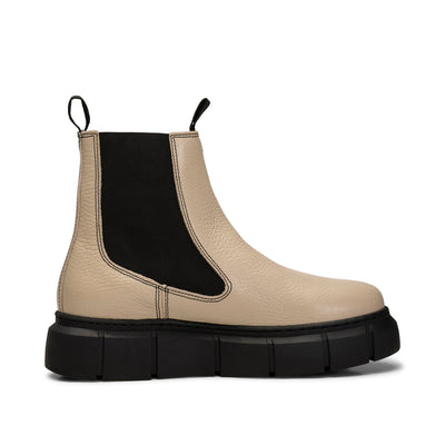 SHOE THE BEAR WOMENS Tove chelsea støvle læder Chelsea Boots 134 BEIGE