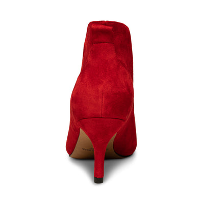 SHOE THE BEAR WOMENS Valentine hæl ruskind Heels 123 Fire Red