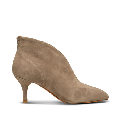 SHOE THE BEAR WOMENS Valentine hæl ruskind Heels 160 TAUPE
