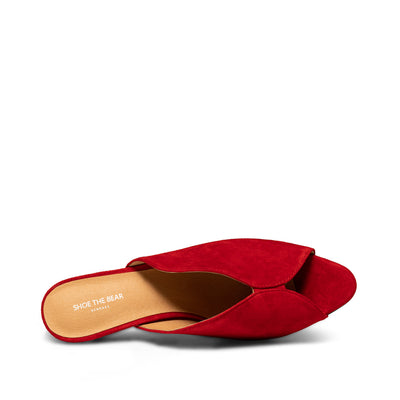 SHOE THE BEAR WOMENS Valentine sandal ruskind Heel Sandals 123 Fire Red