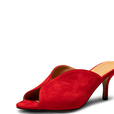 SHOE THE BEAR WOMENS Valentine sandal ruskind Heel Sandals 123 Fire Red