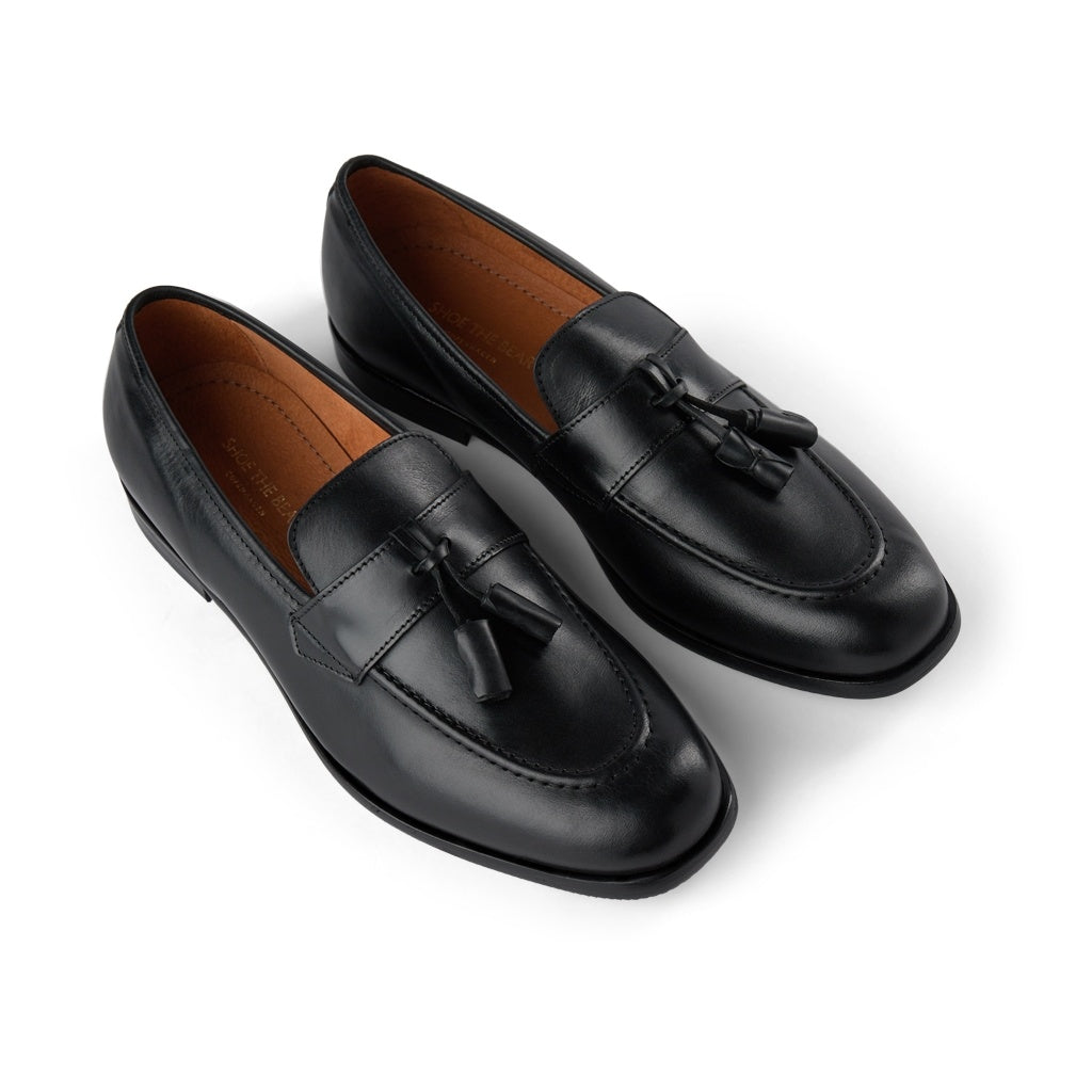 SHOE THE BEAR MENS Vicente Læder Loafer Shoes 110 BLACK
