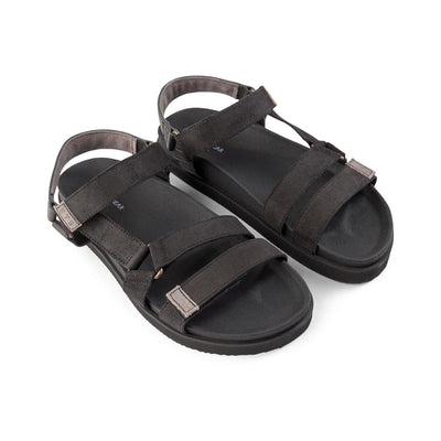 SHOE THE BEAR MENS Luma sandal tekstil Flat Sandals 110 BLACK
