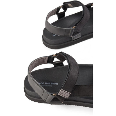 SHOE THE BEAR MENS Luma sandal tekstil Flat Sandals 110 BLACK
