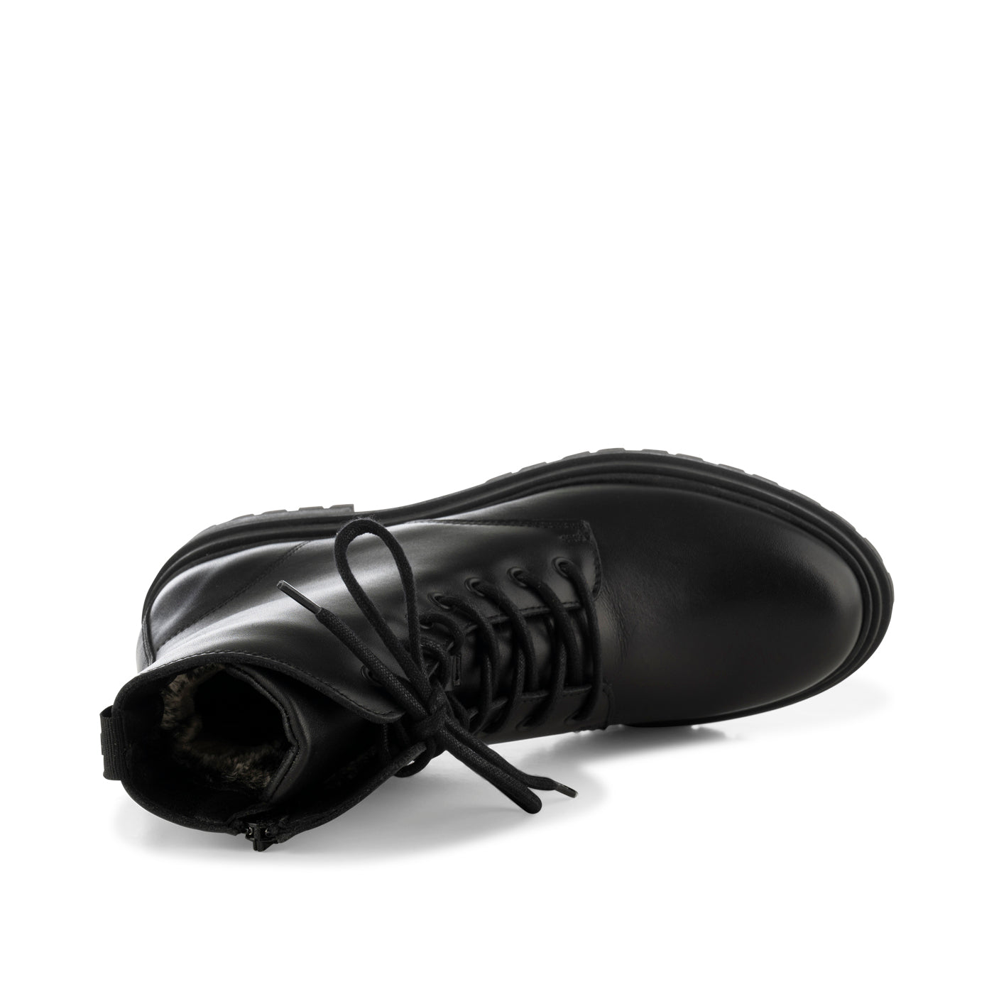 SHOE THE BEAR WOMENS Nettie snørestøvle læder forret Boots 110 BLACK