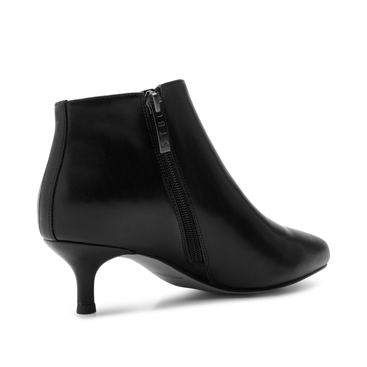 SHOE THE BEAR WOMENS Saga støvlet læder Heels 110 BLACK