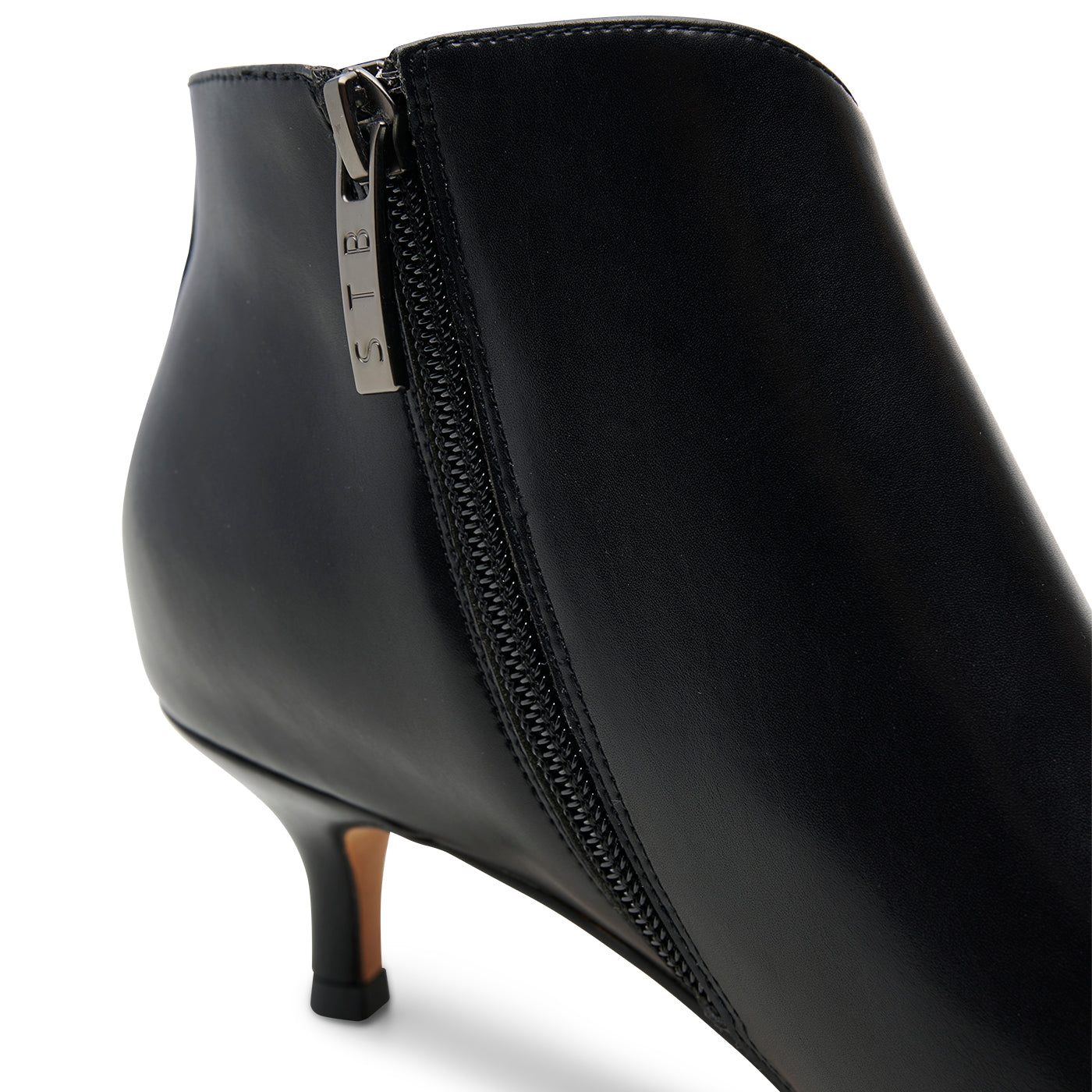 SHOE THE BEAR WOMENS Saga støvlet læder Heels 110 BLACK