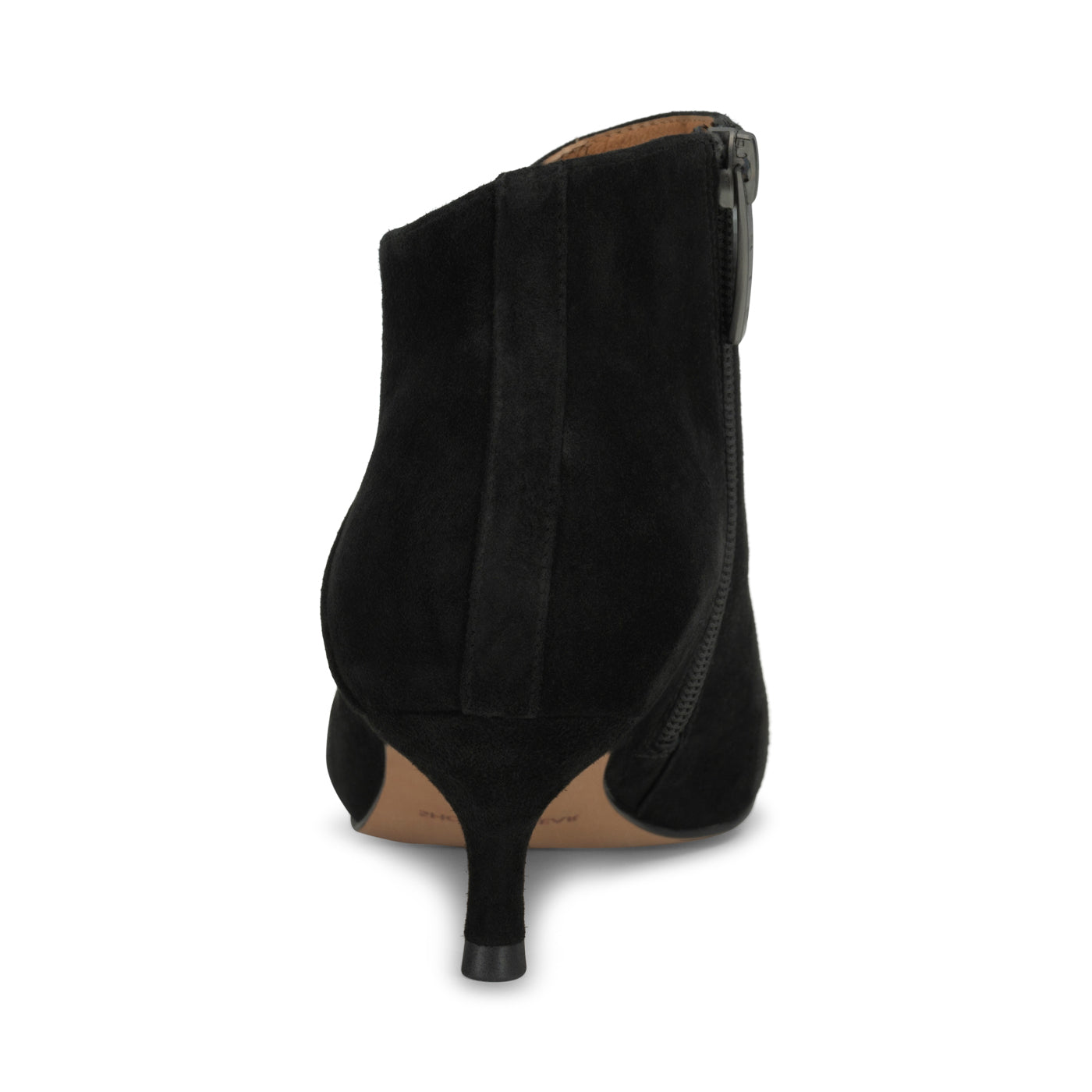 SHOE THE BEAR WOMENS Saga støvlet ruskind Heels 110 BLACK